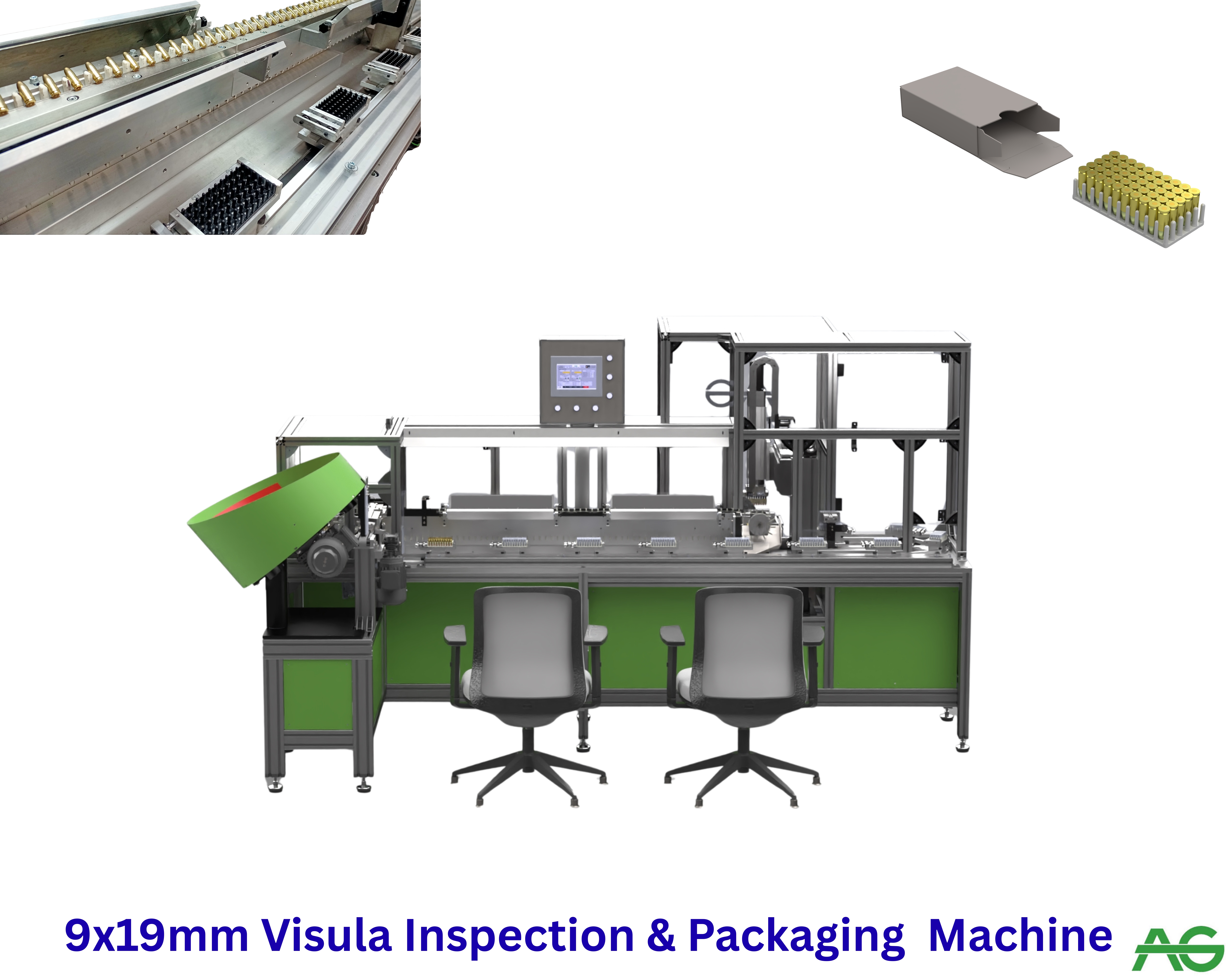 9x19 Fişek Gözle Muayene - Dizme Makinesi